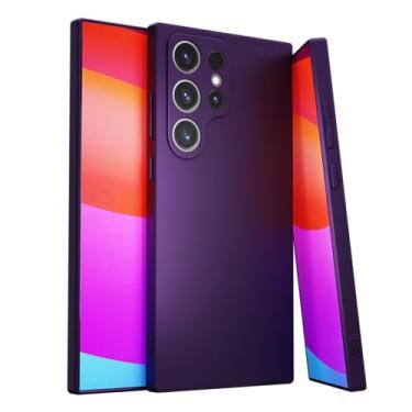 Imagem de Capa Case Compatível Sannsung Galaxy S24 ULTRA Silicone Aveludada [ROXO METÁLICO]