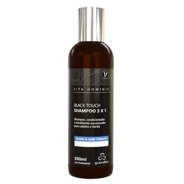 Imagem de Shampoo Escurecedor Para Cabelo e Barba Grandhas 250ml
