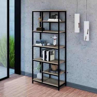 Imagem de Estante Modular Estilo Industrial, AÇO/MDF - Lenna Decor, NOICE