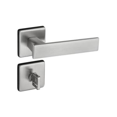 Imagem de Fechadura Quadra Cromo Acetinado Banheiro Banheiro - Pado