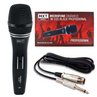 Imagem de Microfone Dinamico M-235 Black Profissional - MXT