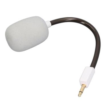 Imagem de Microfone de Jogo de Substituição para BlackShark V2 e BlackShark V2 Pro, Plugue Banhado a Ouro de 3,5 Mm, Fones de Ouvido para Jogos de Computador e PC Com Microfone Com (Branco)