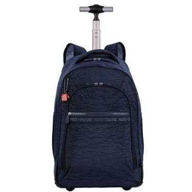 Imagem de Mochila Grande de Carrinho 2 Compartimentos Paul Frank - Sestini, Azul