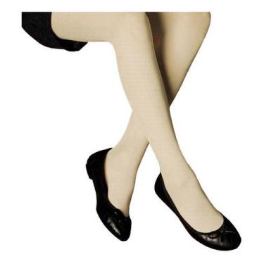 Imagem de Meia Calça Selene 9570-001 Infantil Opaca Fio 40 Poliamida, Marfim, G