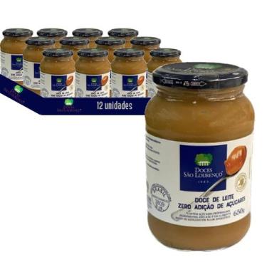 Imagem de Kit c/ 12und Doce de Leite Zero Ad. Açucar SAO LOURENCO 650g - São Lou