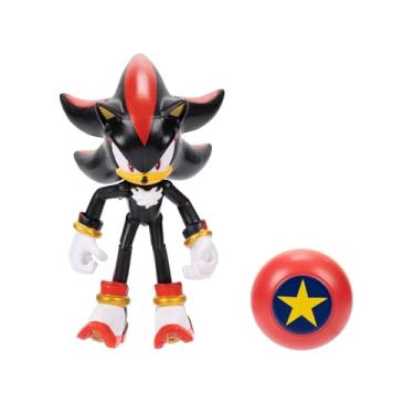 Imagem de Sonic the Hedgehog 4-inch Shadow Action Figure with Star Spring Accessory. Ages 3+ (Officially licensed by Sega)