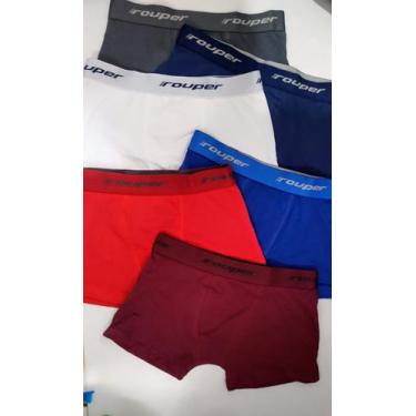 Imagem de Kit 6 Cuecas Boxer Infantil Algodão - ROUP , Sortidas, M