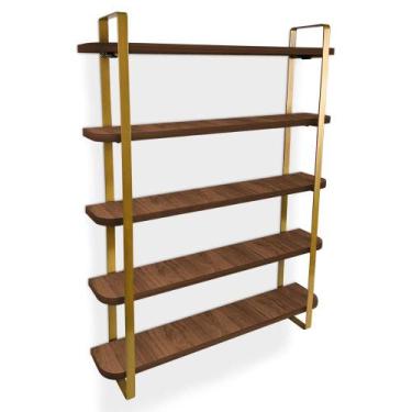 Imagem de Nicho Prateleira De Parede Expositor Organizador Arusi 100 Esmaltes 5 