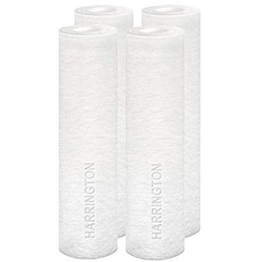 Imagem de Harrington Cartucho de substituição de filtro de água HVV5-10N 5 mícrons 25,4 cm x 6,3 cm premium - Feito nos EUA - para qualquer unidade RO padrão | Filtragem de sedimentos para toda a casa (pacote