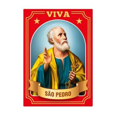 Imagem de Painel Decorativo Festa Junina São Pedro - 70cm x 50cm - NC Toys