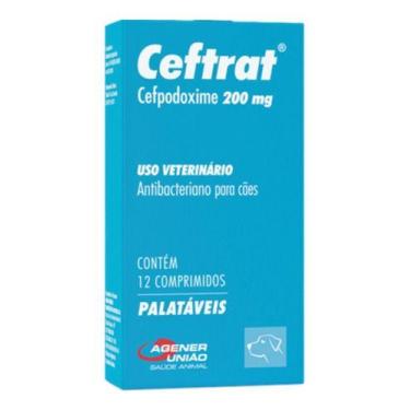 Imagem de Ceftrat 200mg - 12 Comprimidos Para Cães Agener - Agener União