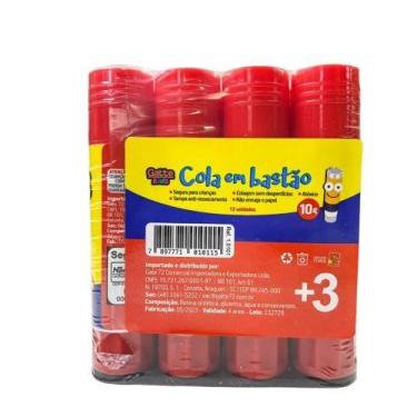 Imagem de Cola em Bastão 40g Atóxico com 6 unidades - Gatte Kids