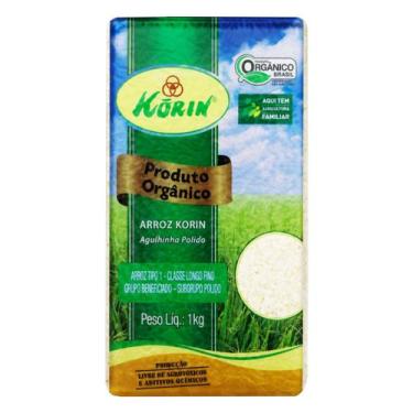 Imagem de Arroz Agulhinha Polido Orgânico Korin 1kg