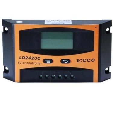Imagem de Controlador De Carga 20a 12v/24v Regulador Sistema Solar - Gilgal
