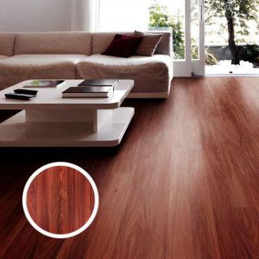 Imagem de Piso Vinílico Rígido Clicado Régua Amadeirada por M² Cor Mogno - Tubra