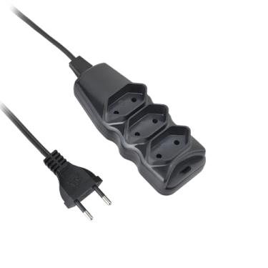 Imagem de Extensão Elétrica 3 Tomadas Elgin Cabo de 5 metros Bivolt Preto