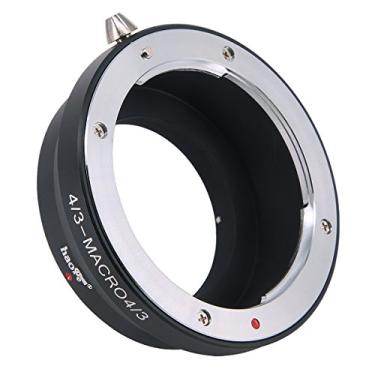 Imagem de Haoge — Adaptador de montagem manual de lente para Olympus Four Thirds 4/3 43 lente sem espelho para câmera de montagem Olympus e Panasonic Micro Four Thirds MFT M4/3 M43