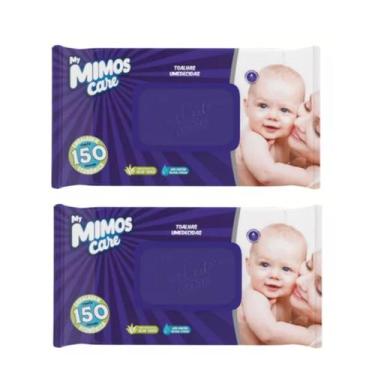Imagem de KIT 2 Lenços Toalhas Umedecidas com 150UN - My Mimos Care - Mimo Meu B