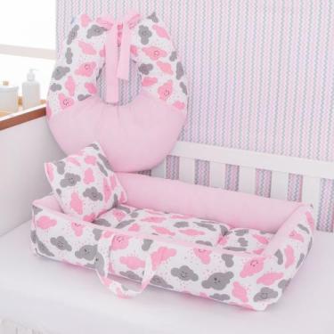 Imagem de Ninho E Almofada Amamentação Berço Bebê Luxo Envio Imediato - Criativa