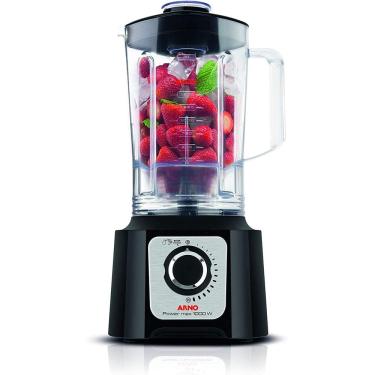 Imagem de Liquidificador Arno Power Max 1,75 Litros 15 Velocidades+Pulse AutoClean 1000W Preto 127v LN55