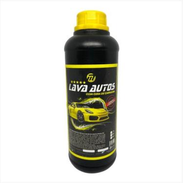 Imagem de Shampoo Automotivo Lava Autos Concentrado Com Cera 1 Litro - MULTCLEAN