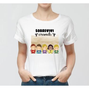Imagem de Blusa T-shirt Camiseta Feminina Estampada, estampas evangélica - Innov