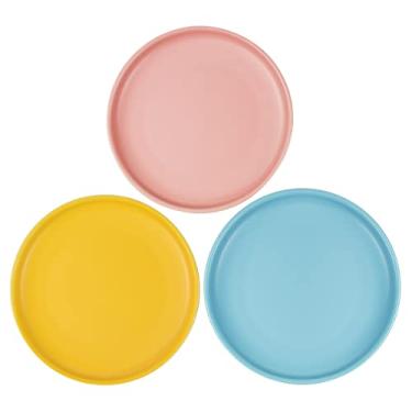 Imagem de Petdoer Prato raso de cerâmica para gatos, tigela de comida de gato sem fadiga, prato grande e pequeno antiderrapante para animais de estimação para gatinhos e gatinhos, gato Munchkin de pernas curtas