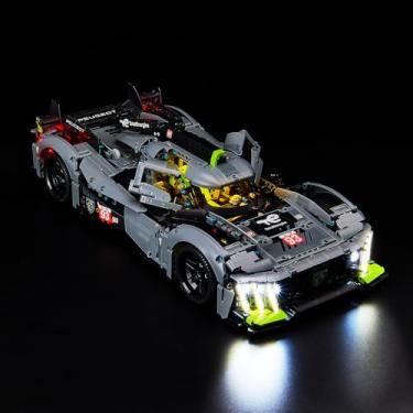 Imagem de BrickSoul LED Light Kit Compatible with Lego 42156, Lighting Kits Compatible with Peugeot 9X8 24H Le Mans Hybrid Hypercar, Lights Only (Model Not Included), Classic Version