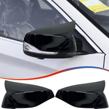 Imagem de Capa de espelho retrovisor, para Infiniti Q50 Q60 Q70 QX30 QX50 Q50L - Acessórios de capa de seta preto brilhante