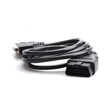 Imagem de Luckmart Cabo de dados de teste de substituição principal de 1,5 m para scanners de lançamento Creader CRP129 X431 CRP123 VII+ VIII 8021 CR8021 OBD2 OBD-II Ferramenta de digitalização de cabo conector