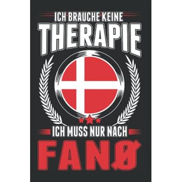 Imagem de Fanö Notizbuch: Dänemark Urlaub Therapie Fanö Reise Geschenk / 6x9 Zoll / 120 gepunktete Seiten