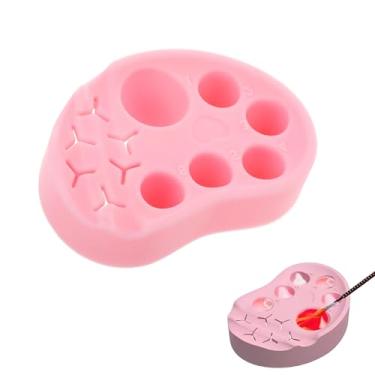 Imagem de Paleta de arte de unhas de silicone multifuncional bandeja de mistura de gel de esmalte de silicone placas de estampagem de unhas base paleta de géis de pintura de cílios para cosméticos ferramenta de