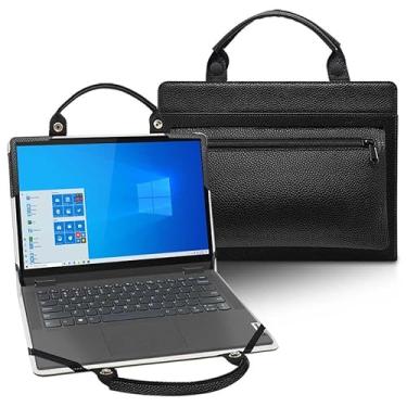 Imagem de Capa para laptop Lenovo IdeaPad Slim 3i 14 Gen 7 com bolsa portátil com alça de bolsa, preta