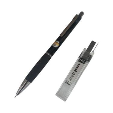 Imagem de Antiga Lapiseira Técnica Tombow 0.5 e Grafite Mitsubishi 0.5