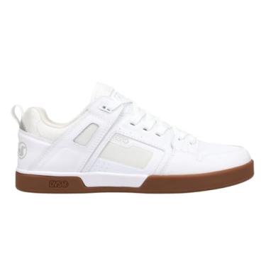 Imagem de DVS Tênis de skate masculino Comanche Lt, Branco/Goma de Mascar, 44