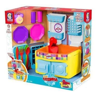 Imagem de Brinquedo Mini Cozinha Playtime Infantil Cotiplás + 16 Peças