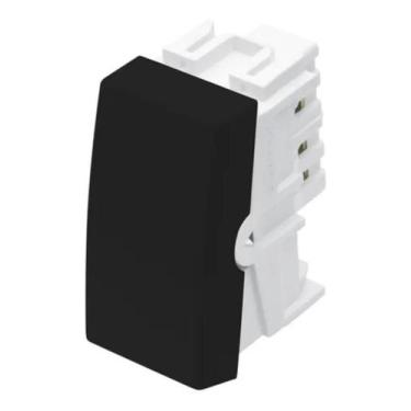 Imagem de Módulo Interruptor Paralelo Preto 16A/250V Habitat - Fame