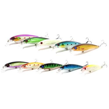 Imagem de Kit Isca Artificial 11cm 13gr kit c/ 10un