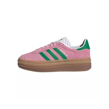 Imagem de adidas WMNS Gazelle Bold Tênis, Rosa verdadeiro/verde/branco nuvem, 35