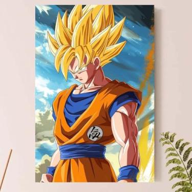Imagem de Placa Quadro Decorativo - Dra.gon Ball - Go.ku (Goku_10)