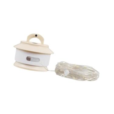 Imagem de simhoa Luzes de acampamento com 5 modos de iluminação Luzes de barraca de armazenamento rápido recarregável para decoração de dossel do pátio de festas no, Bege