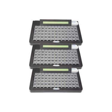 Imagem de Kit Gertec 03 Teclados programáveis TEC-E 65 Teclas Display