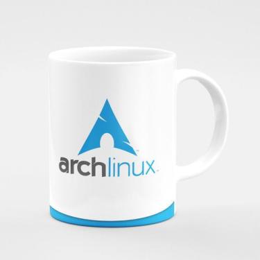 Imagem de Caneca Geek Arch Linux - Branca Mod2 - JPS INFO