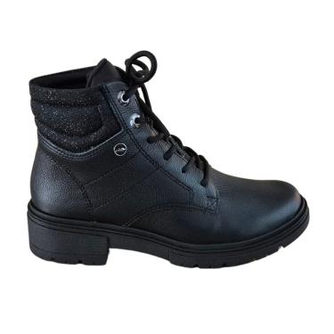 Imagem de Bota Coturno Em Couro Dakota Tratorado Salto Baixo Feminino D0451