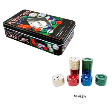 Imagem de Kit Fichas De Poker Profissional