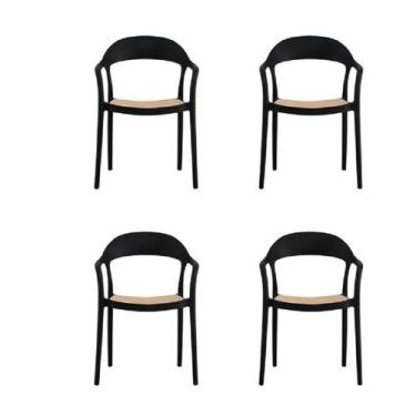 Imagem de Conjunto 6 Cadeiras para Jardim e Varanda Lia com Braço - Rivatti