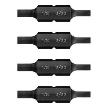 Imagem de Galvanox Brocas de substituição planas de 1/20.3 cm - 3/81.3 cm dupla face para Leatherman Multi-ferramentas (pacote com 4)