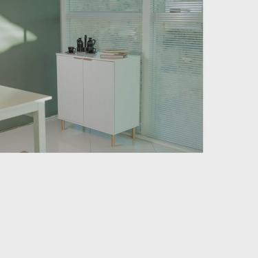 Imagem de Aparador para Sala de Estar 2 Portas R-632 Branco