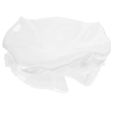 Imagem de Chapéu De Empregada De Renda De Velhinha Vestido Revolucionário Touca De Dormir De Cetim De Vovó Infantil Poliéster (fibra De Poliéster)) Branco Senhorita Vitoria Cosplay