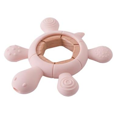 Imagem de Brinquedo do morto, brinquedo de dentição, Anel de mastigação por motor oral da, Estimulante e suave e suave reivindicação do brinquedo para crianças meninas e meninos com mais de 3 meses